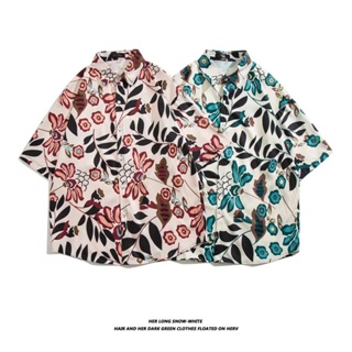 เสื้อฮาวาย Freesize เสื้อเชิ้ต hawaii เชิ๊ตเกาหลี สินค้ามาใหม่ ผ้านิ่มใส่สบาย พร้อมส่ง 100 แบบ รุ่น 2161