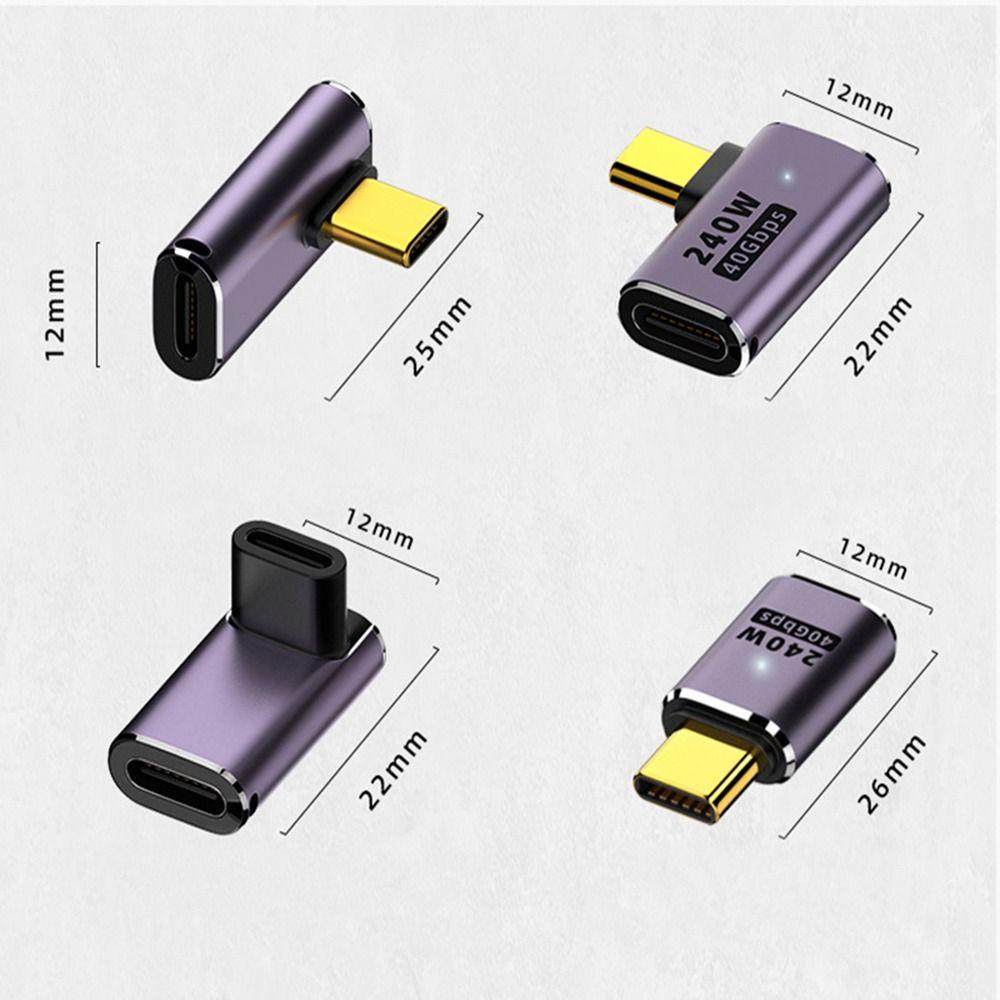 Yujinx 240W Fast Charging โทรศัพท์มือถือถ่ายโอนข้อมูลแล็ปท็อป USB C Converter