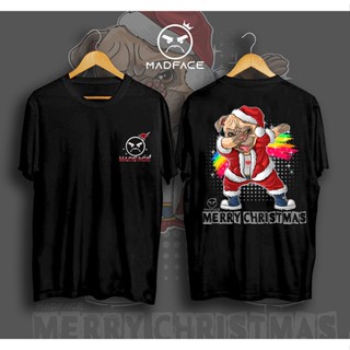 MAD FACE Christmas Dog  T-Shirts 2022 New Design D7 Gift Round Neck Hip Hop Comfortable_02