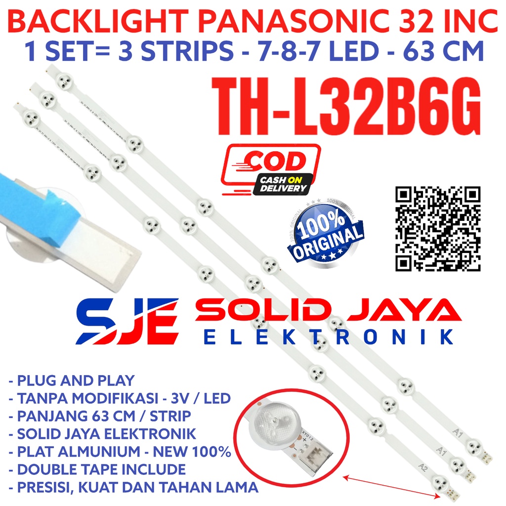 PANASONIC LED TV BACKLIGHT 32 INC TH L32B6G TH-L23B6G LAMP BL 787 THL32B6G TH L32B6G PANASONIC 32INC