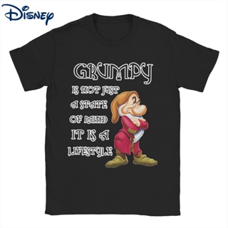 men t shirt Disney Grumpy Dwarf Snow White T Shirts Cotton Clothes Funny Short Sleeve Round Neck Tee Shirt Classic _01