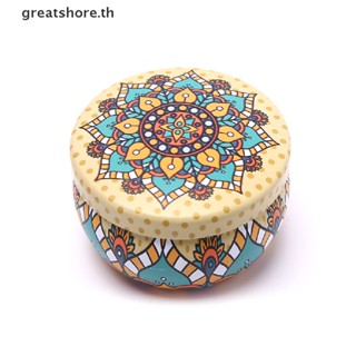 Greatshore กล่องเก็บชา ลูกอม ลายดอกไม้ สไตล์เรโทร