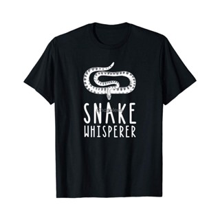 Snake Whisperer Funny Reptile Snakes Lover T-Shirt Men Cotton Tshirt_01