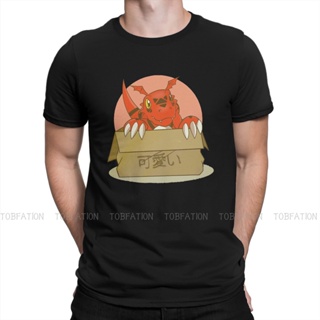 Guilmon Round Collar TShirt Digital Monster Digimon Anime Fabric Classic T Shirt Men Tops Fashion Fluffy Hot Sale_07