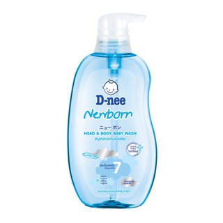 ดีนี่เฮดแอนด์บอดี้เบบี้วอช380มล ฟ้าD-NEE PURE HEAD BODY BABY WASH380M BLUE