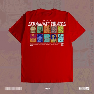 เสื้อยืด ลายการ์ตูนโจรสลัด One Piece Luffy Zoro Sanji Nami Brook Robin Jinbe Franky Usopp สไตล์ญี่ปุ่น