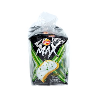 เลย์แมกซ์กูร์เมต์ซาวครีมและหัวหอม MAX 46ก.X6 LAYSGOURMENT SOURCREAM ONION46G.X6