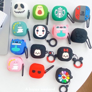 เคสหูฟังบลูทูธไร้สาย ซิลิโคน ลายไดโนเสาร์ อะโวคาโดน่ารัก สําหรับ Samsung Buds Live Budspro