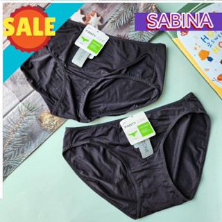 กกน sabina กางเกงชั้นใน ผ้า Microfiber ผ้าลื่น M L XL สีดำ