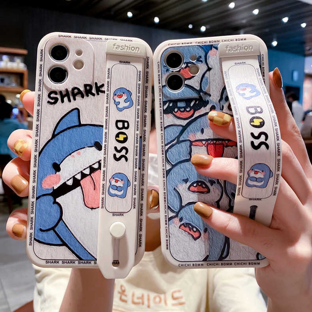 เคส OPPO A58 A38 A18 A79 A78 A98 5G A77s A77 A96 A76 A57 2022 4G A17 เคส OPPO F11 Pro A95 A74 A94 A54 A53 A15 A16 A16k A93 A92 A52 A15s A31 A91 A12 A7 A5s A9 A5 2020 ฉลาม บอสค่ะ