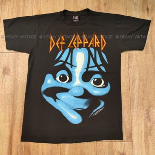 DEF LEPPARD 1992 เสื้อวง เสื้อทัวร์ เสื้อวงร็อค เดฟหน้าเด็ก