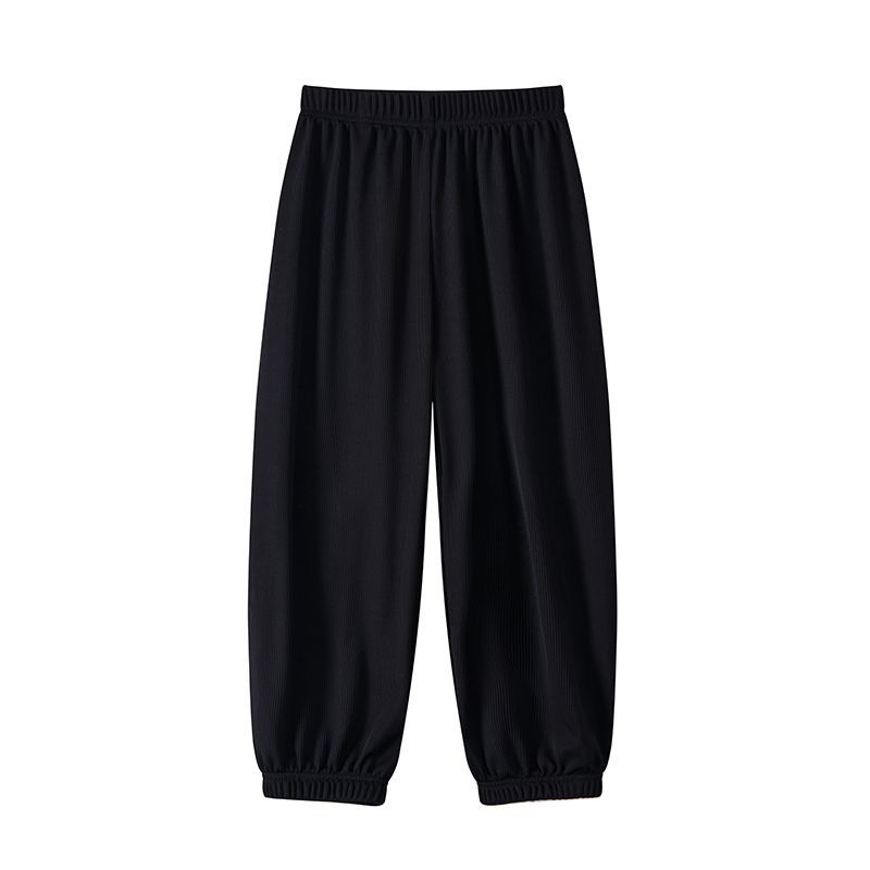 【YAOEENH】กางเกงนอนขากว้าง ผ้าเรยอน แบบยืดหยุ่น ทรงหลวม สีแคนดี้ สําหรับเด็กผู้ชาย และเด็กผู้หญิง 100-160 ซม. พร้อมส่ง - รูปที่ 2