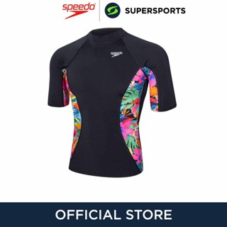 SPEEDO Printed Short Sleeve เสื้อรัชการ์ดผู้หญิง