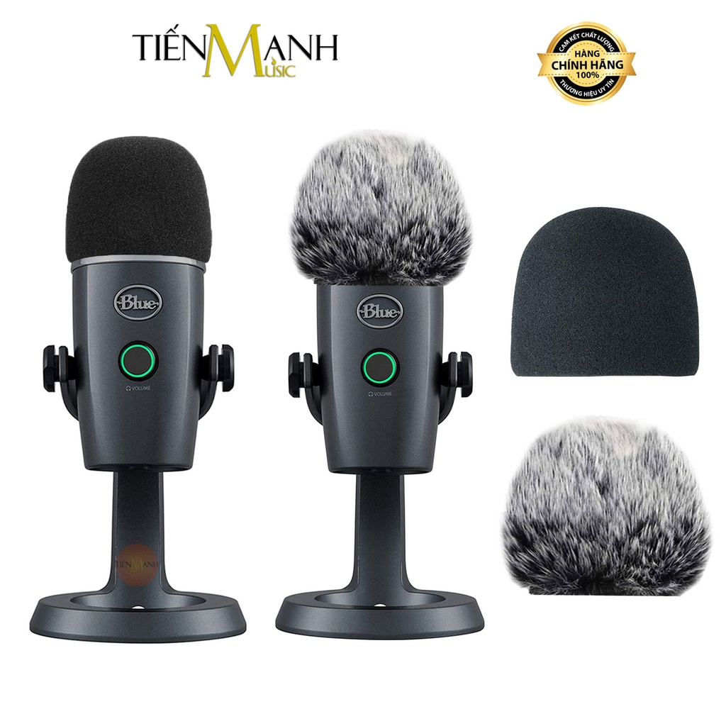 Blue Yeti Nano Foam Foam Foam Acoustic Filter Mic Cover Windshield Furry Microphone