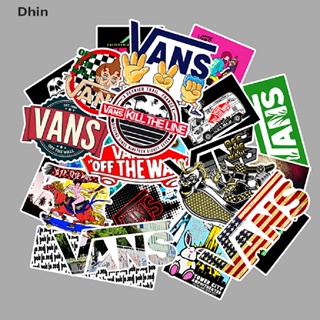 [Dhin] สติกเกอร์ ลายกราฟฟิตี้ VANS สําหรับติดตกแต่งสเก็ตบอร์ด แล็ปท็อป กระเป๋าเดินทาง กีตาร์ รถยนต์ 100 ชิ้น COD