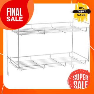 Wall shelf 2 pieces HOY model HWHOY-H108A stainless steel color