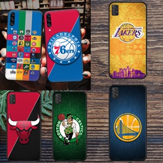 เคสโทรศัพท์มือถือแบบนิ่ม ลายบาสเก็ตบอล nba สีดํา สําหรับ Samsung Galaxy A32 4G A32 5G A41 A42 5G A51 A52 4G A52 5G A71 A72 4G