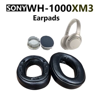 แผ่นครอบหูฟัง หนังแกะ แบบเปลี่ยน สําหรับ SONY WH-1000XM3หูฟัง Earpad