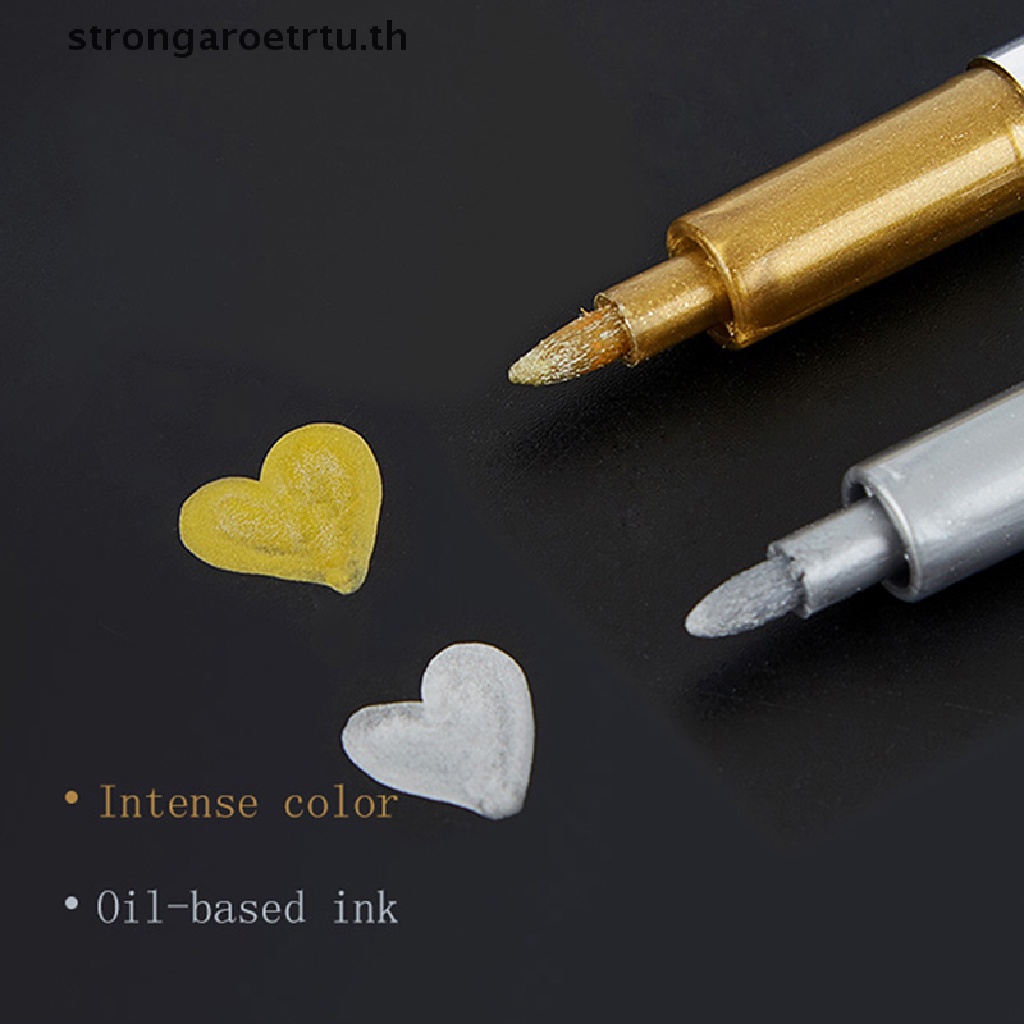 Strongaroetrtu ปากกามาร์กเกอร์ โลหะ กันน้ํา DIY 1 ชิ้น
