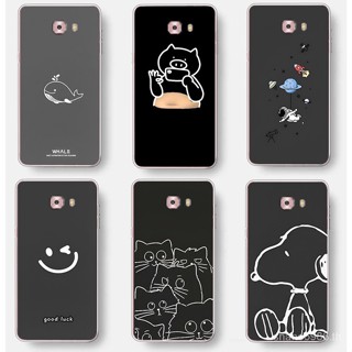 สําหรับ Samsung galaxy c5 C7 C7 Pro C9 C9 Pro ซิลิโคนนุ่ม TPU เคสโทรศัพท์ด้านหลัง