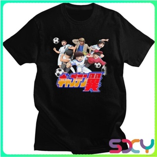  พร้อมส่ง  Shy-เสื้อผู้ชาย/ผู้หญิง S-XXXL เสื้อยืดแขนสั้น ผ้าฝ้าย พิมพ์ลาย Captain Tsubasa Newteam พลัสไซซ์ สําหรับ_03