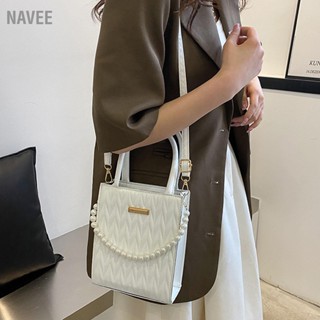 NAVEE กระเป๋าถือสตรีแฟชั่น Minimalist Pure Color กระเป๋าสะพายความจุขนาดใหญ่