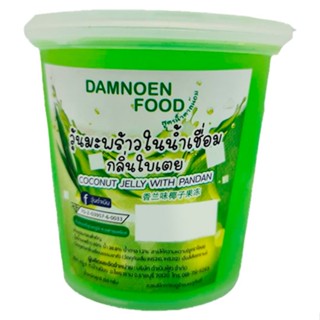 ดำเนิน JELLY วุ้นมะพร้าวในน้ำเชื่อมใบเตย150ก.DAMNONE COCONUTWITH PANDAN 150G