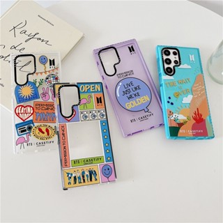 CASETIFY เคสโทรศัพท์มือถือแบบนิ่ม TPU ใส กันกระแทก ลายลูกโป่งสีฟ้า สําหรับ Samsung Galaxy S23 Ultra S23 Plus S23