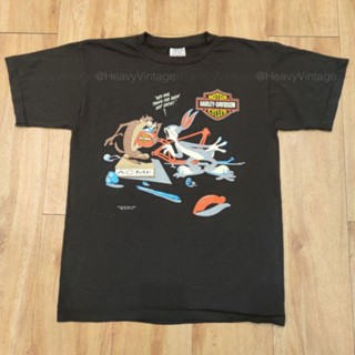 HARLEY TAZMANIA BUNNY @1993  เสื้อวง เสื้อทัวร์ เสื้อลายการ์ตูน