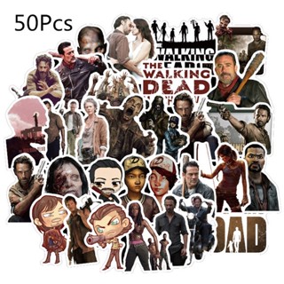 Z&amp;m ❀ สติกเกอร์ The Walking Dead กันน้ํา สําหรับติดตกแต่งทีวี 50 ชิ้น ต่อชุด