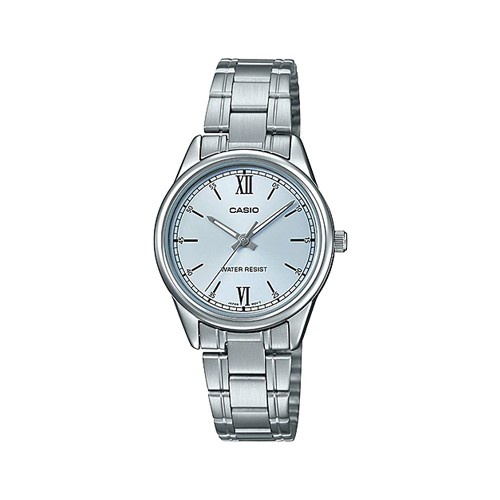 🔥🔥ส่งเร็วCASIO นาฬิกาข้อมือผู้หญิง สายสแตนเลส สีเงิน รุ่น LTP-V005D-2B3UDF