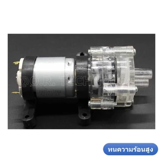 (1ชิ้น) NC506 ปั๊มน้ำ ชนิดทนความอุณหภูมิสูง แบบใส MINI Aquarium Water Pump R385 6-12VDC (High Temperature Resistant) ...