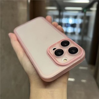 【Soft TPU/Pink color】เคส compatible for iphone 14 13 12 11 pro max x xr xsmax case