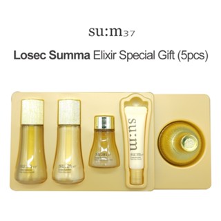 Sum37 Losec Summa Elixir Special Gift 5pcs / Skin softener / Essence Secreata / Emulsion / Eye Cream / Cream