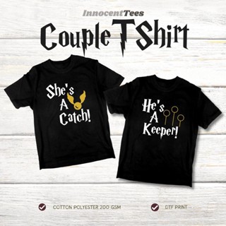 [INNOCENTTEES]  HARRY POTTER COUPLE TSHIRT II COUPLE TSHIRT II SMALL TO 2XL_12