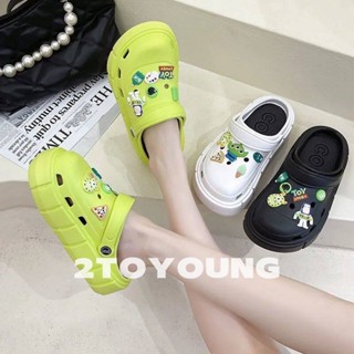 2TOYOUNG รองเท้า รองเท้าแตะผู้หญิง อบอุ่นสบาย Fashion 2023 NEW FB1610