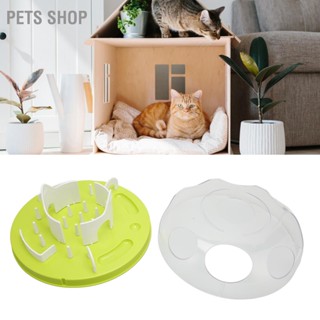 Pets Shop Cat Slow Feeder Bowl ถอดออกได้ปรับได้ป้องกันการเลื่อน Puzzle ชามให้อาหารช้าช้าสำหรับการฝึกแมว