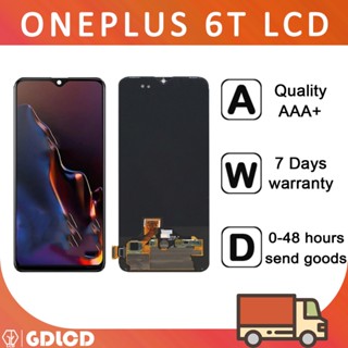 อะไหล่หน้าจอสัมผัส LCD แบบเปลี่ยน สําหรับ OnePlus 6T