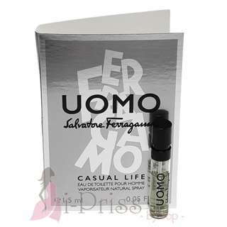 SalvatoreFerragamo UOMO Casual Life Pour Homme EDT 1.5 ml.