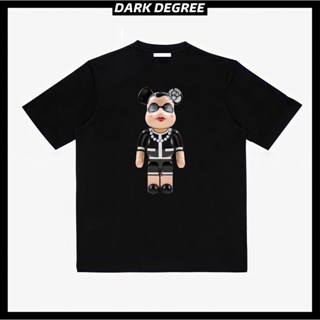 BEARBRICK CHANNEL T-shirt 100% Superior Heavy Cotton Oversized Black T-shirt Channel Bearbrick_05