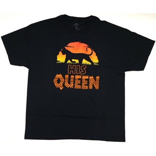 Fashion Printed T-Shirt Parks The Lion King Nala Silhouette "His Queen" Classic Style Unique For_05