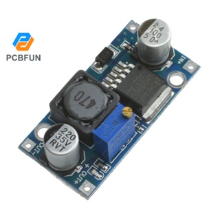 PCBFUN โมดูลแรงดันไฟฟ้าLm 2596 Dc - Dc 3 . 2 V - 40 V To 1 . 25 V - 35 V Step Down รองเท้าผ้าใบลําลอง