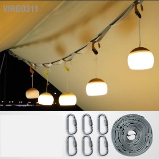 Virgo311 Camping String Lights ไฟฉุกเฉิน LED แบบมัลติฟังก์ชั่นอายุการใช้งานยาวนานสำหรับการตั้งแคมป์กลางแจ้ง