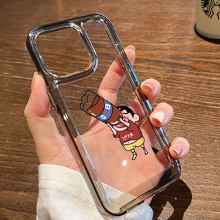 เคสโทรศัพท์ซิลิโคน TPU ใส แบบนิ่ม ลายการ์ตูนเด็กผู้ชาย กันกระแทก สําหรับ IPhone 14 11 13 12 Pro XS Max XR X 8 7 6S Plus