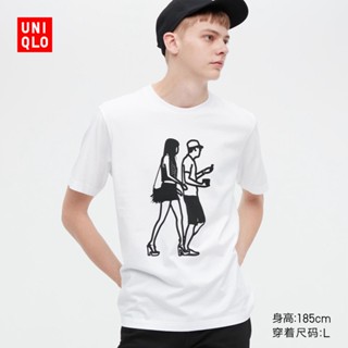 【พร้อมส่ง】Uniqllo เสื้อยืดแขนสั้น พิมพ์ลาย ARCHIVE 20th สําหรับผู้ชาย และผู้หญิง