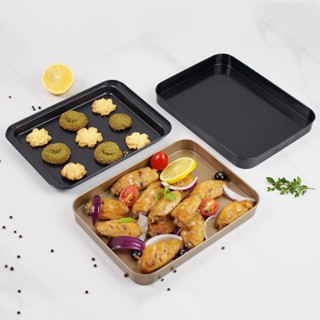 Baking Tray Pan Cookies Bread Roasting Toaster Rectangular Oven Molding Cooking Kitchen Tool