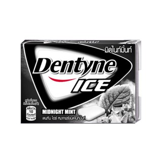 เดนทีนไอซ์หมากฝรั่งมิดไนท์มิ้นท์ MIDNIGHT 11.2กDENTYNE ICEMINT BLISTER 11.2G