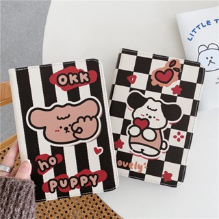 เคสแท็บเล็ตหนัง กันกระแทก ลายการ์ตูนน่ารัก พร้อมขาตั้ง สําหรับ iPad Mini 1 2 3 4 5 6 Air Pro 9.7 2017 18 5th 6th 7th 8th 9th 10th Gen 10.2 นิ้ว 10.5 นิ้ว 11.0 นิ้ว 10.9 นิ้ว 2020 2019 2021 2022