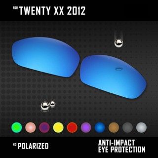 Oowlit เลนส์โพลาไรซ์ 7VAK แบบเปลี่ยน หลากสี สําหรับ Oakley Twenty XX 2012