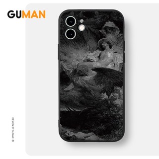 Guman เคสไอโฟน เคสซิลิโคนนุ่มกันกระแทกน่ารักตลก เคสโทรศัพท์ Compatible for iPhone 14 13 12 11 Pro Max SE 2020 X XR XS 8 7 6 6S Plus พลัส XYB1189